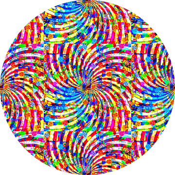 Pattern " Colorful swirl" van Leopold Brix