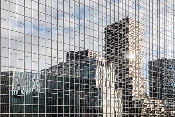 Architectonische reflecties in Utrecht (kleur) van André Blom Fotografie Utrecht