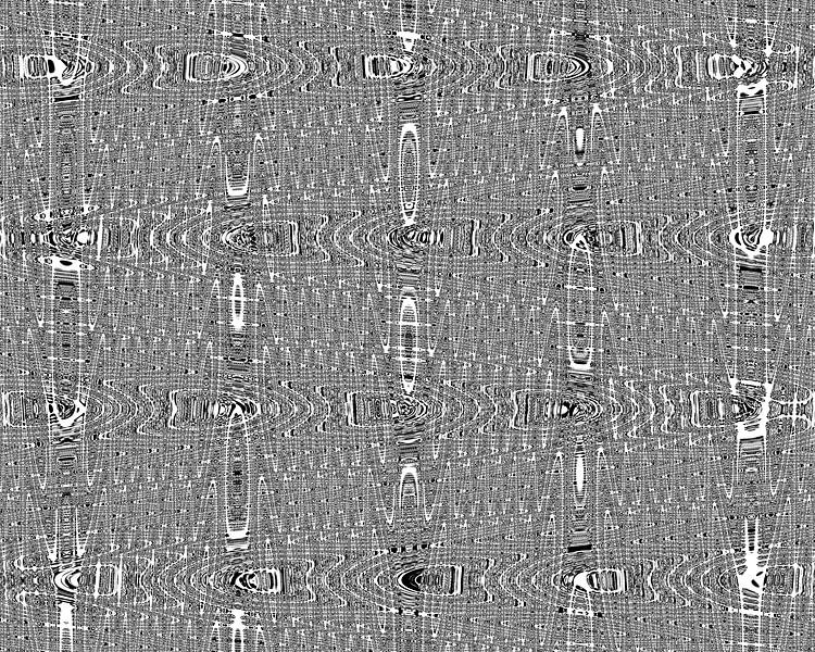 schwarz und weiß abstrakte digitale Kunst 3 von Naomi van Mierlo