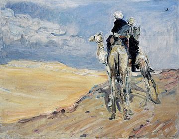 Sandsturm in der libyschen Wüste - Max Slevogt, 1914