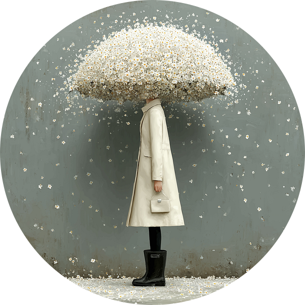 Blossom rain van Mirjam Duizendstra