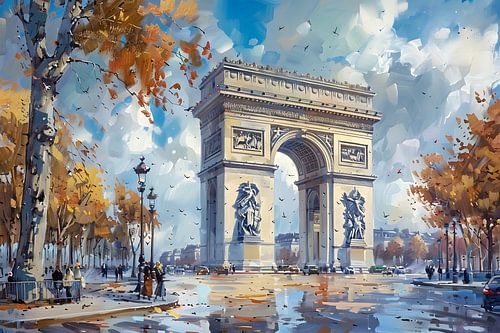 De elegantie van de Arc de Triomphe