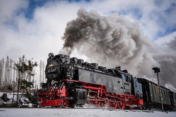 Stoomtrein van Jürgen Schmittdiel Photography