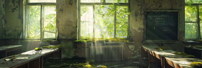 Lost Places: Classroom by Poster Art Shop