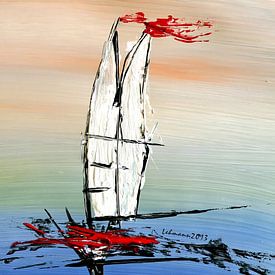 The sailboat by Heiko Lehmann