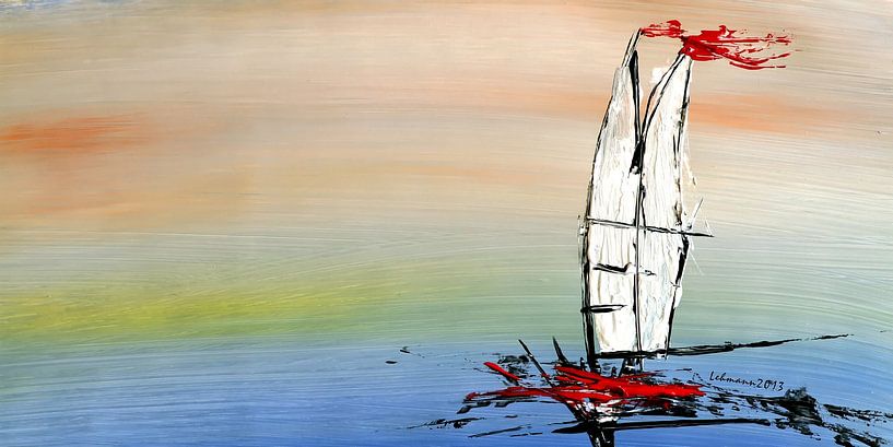 The sailboat by Heiko Lehmann