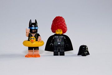 Lego Darth Vader mit Batman im Urlaub von Skyfall