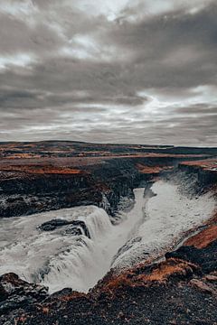 Chute d'eau de Gullfoss en Islande sur Patrick Groß