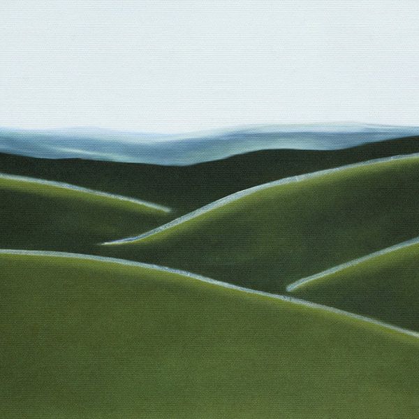 Landscape Rolling grass hills 3 by The Printable Studio