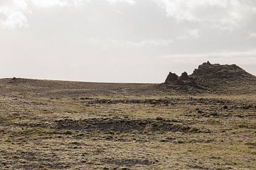 IJslands maanlandschap