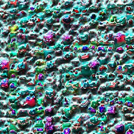 FLUXARA Vloeibare Textuur Abstracte Wanddecoratie van Mavro Orbino