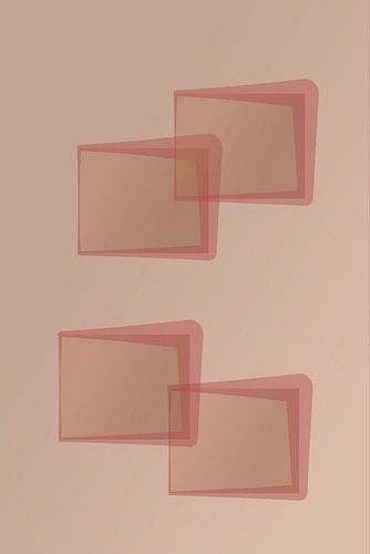 Minimalistische, geometrische illustratie