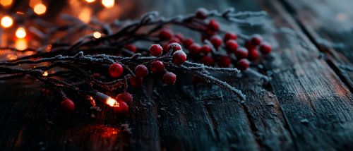 Magie van kerstverlichting