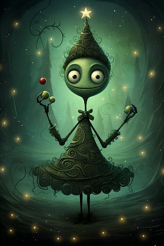 Juggling Christmas tree