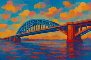Bunte Waalbrücke Nijmegen