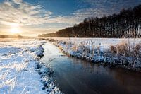 Oostervoortse Diep in de sneeuw