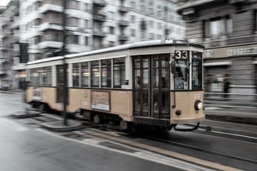 Tram in Milan by Jacques Jullens