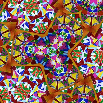 Kaleidoskop in leuchtenden Farben von Greta Lipman
