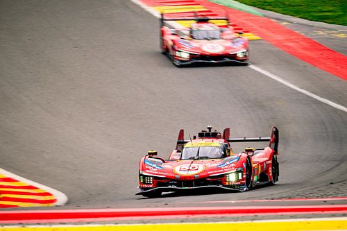 Ferrari 499P-hypercars op Spa-Francorchamps