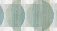 Geometric Bauhaus abstraction in grey green by FRESH Fine Art thumbnail