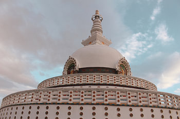 Shanti Stupa in Leh
