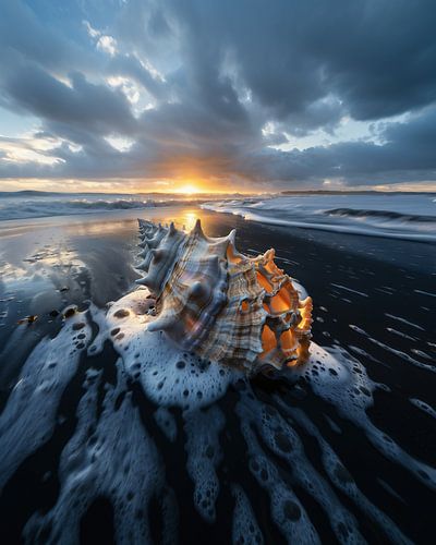 Eenzame schelp, gouden moment