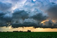 Dramatic clouds above the plains
