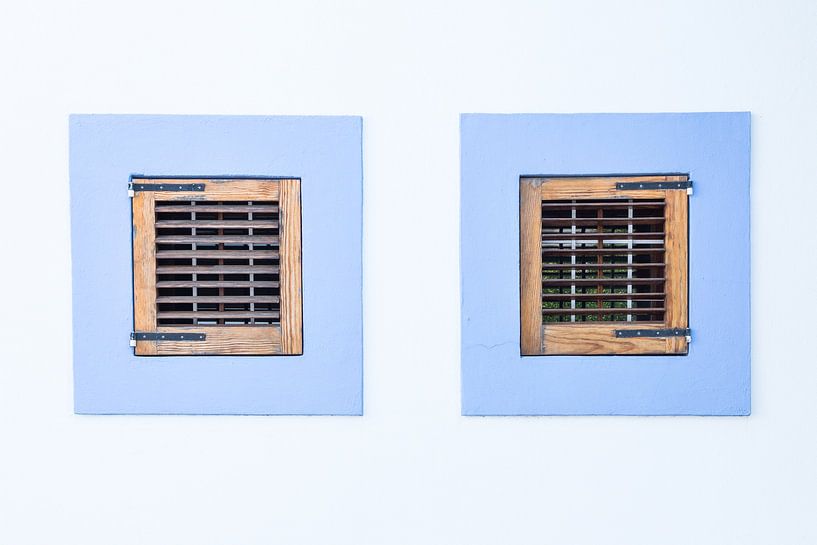 Blaue Fenster von Max ter Burg Fotografie