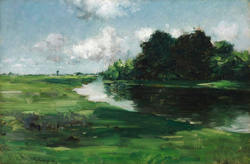 Nach der Dusche, William Merritt Chase von Meisterhafte Meister
