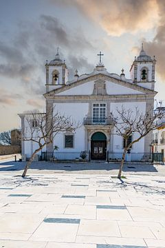 De kerk Igreja de Santa Maria de Lagos, historisch gebouw in de oude stad van Lagos, Algarve Portugal van Fotos by Jan Wehnert