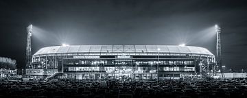 Feyenoord Stadion ‘de Kuip’ Zwartwit Panorama