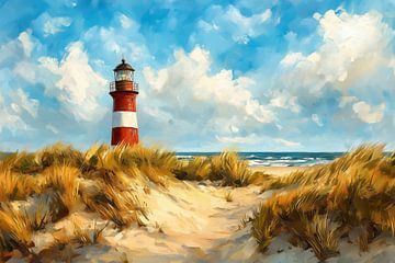 Vuurtoren in de duinen van ARTemberaubend