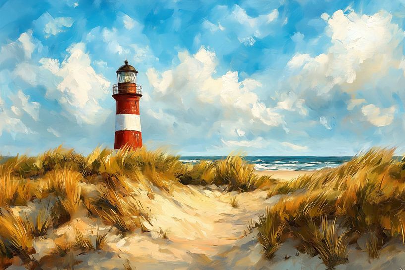 Phare dans les dunes par ARTemberaubend