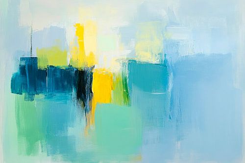 Abstracte kleuren in zachte tinten
