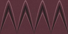 Motif géométrique rétro. Style Bauhaus. Rose foncé et taupe. sur Dina Dankers