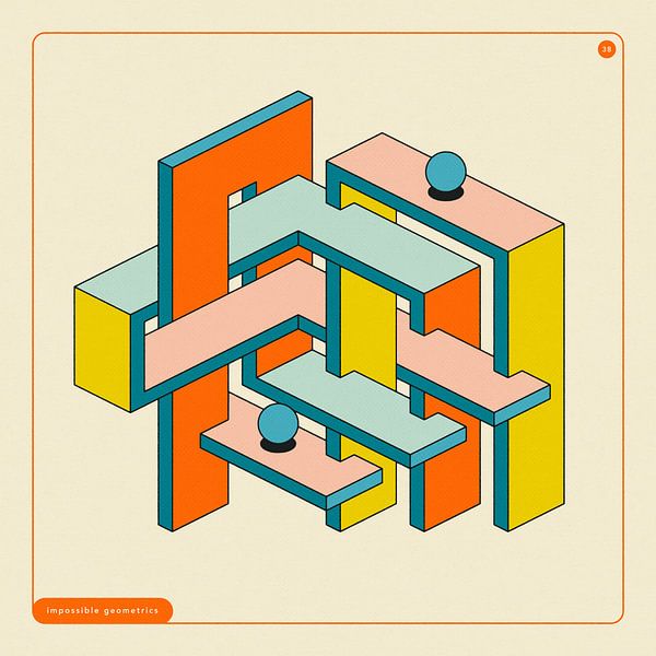 Impossible Geometrics 38 by Jazzberry Blue