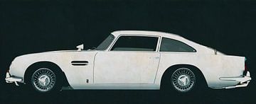 Aston martin DB5 vue de côté