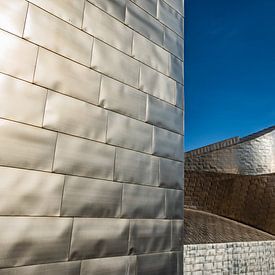 Guggenheim museum in Bilbao. by Frans Scherpenisse