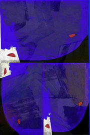 Indigo Abstract Layers by cartissi