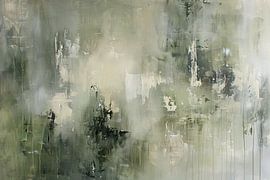 Abstrakter Nebel in Graustufen Textur von Art & Soul Creations