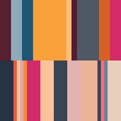 Moderne abstracte minimalistische geometrische kunst in heldere pastelkleuren III