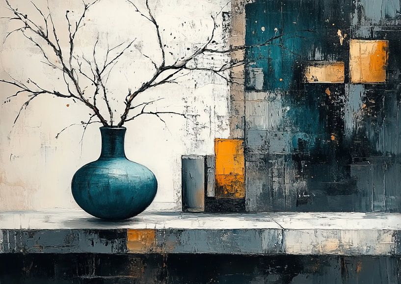 Abstrakte Herbstmalerei von Kunst Laune