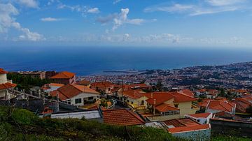 Madeira - Uitzicht naar Funchal en de oceaan vanaf Monte van adventure-photos
