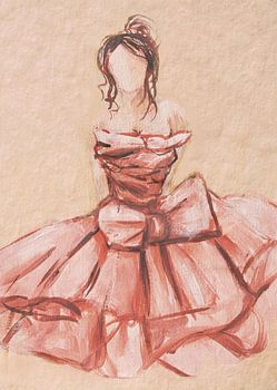 Romantic dress with bow