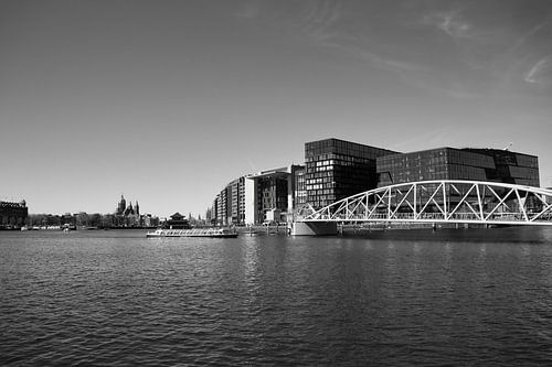 Modern Architecture at the Oosterdok: Jan Schaefer Bridge, Amsterdam