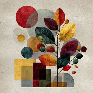 Nature Meets Geometry by ARTEO Paintings
