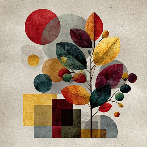 Nature Meets Geometry by ARTEO Paintings