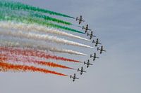Frecce Tricolori in Aktion bei RIAT 2022.