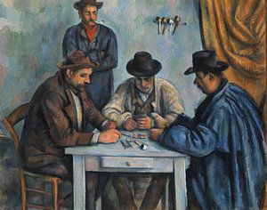 Paul Cézanne. Les joueurs de cartes