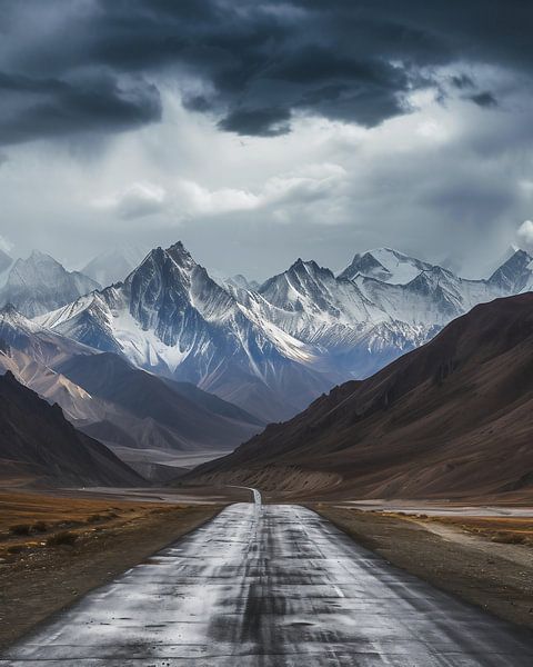Mystische Landschaft von fernlichtsicht